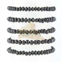 Black amber bracelet baroque